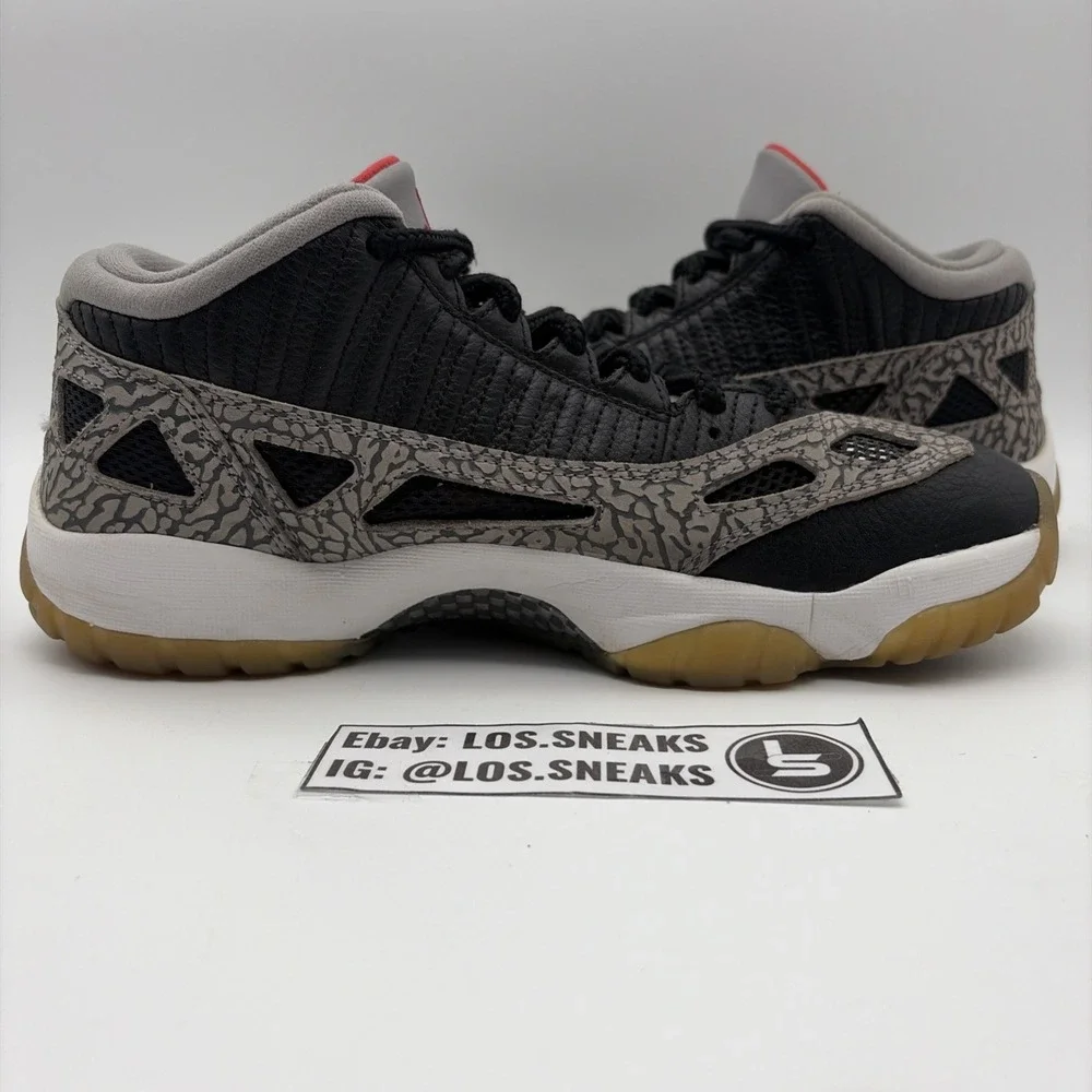 Size 9.5 - Air Jordan 11 Retro IE Low Black Cement (919712-006)